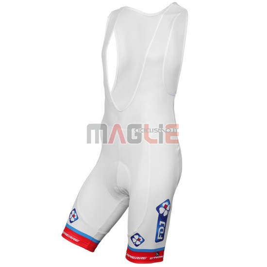 Gilet antivento FDJ 2016 rosso e bianco